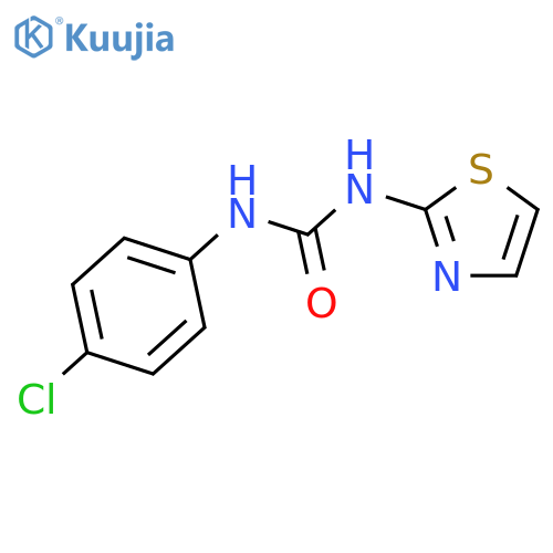 1-(4-chlorophenyl)-3-(1,3-thiazol-2-yl)urea structure