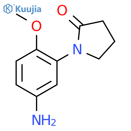 1-(5-amino-2-methoxyphenyl)pyrrolidin-2-one structure