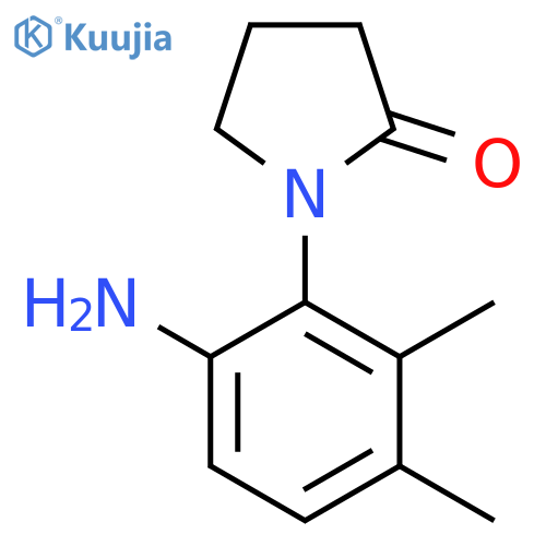 1-(6-Amino-2,3-dimethylphenyl)pyrrolidin-2-one structure