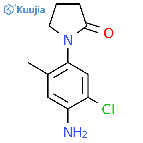 1-(4-Amino-5-chloro-2-methylphenyl)pyrrolidin-2-one structure