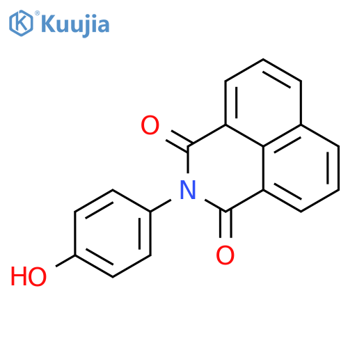 3-(4-hydroxyphenyl)-3-azatricyclo7.3.1.0^{5,13}trideca-1(13),5,7,9,11-pentaene-2,4-dione structure