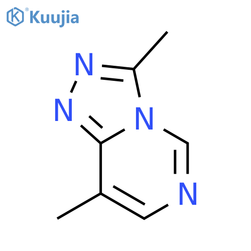 1,2,4-Triazolo[4,3-c]pyrimidine,3,8-dimethyl- structure