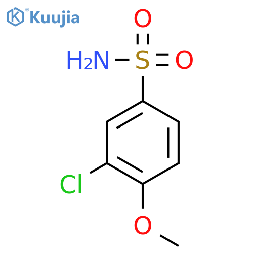 3-chloro-4-methoxybenzene-1-sulfonamide structure