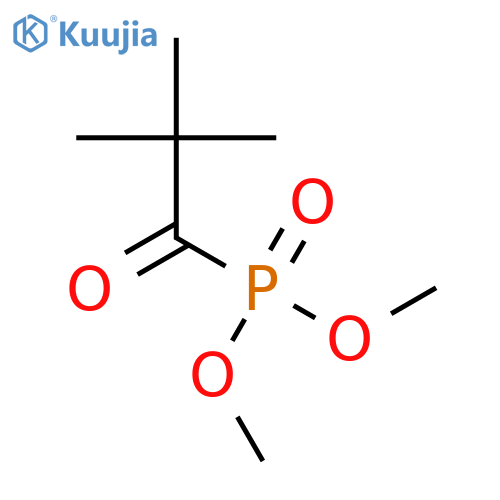 Phosphonic acid, (2,2-dimethyl-1-oxopropyl)-, dimethyl ester structure