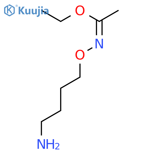 Ethanimidic acid, N-(4-aminobutoxy)-, ethyl ester structure