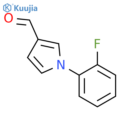 1-(2-Fluorophenyl)-1h-pyrrole-3-carbaldehyde structure