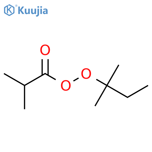 2-Methylbutan-2-yl 2-methylpropaneperoxoate structure