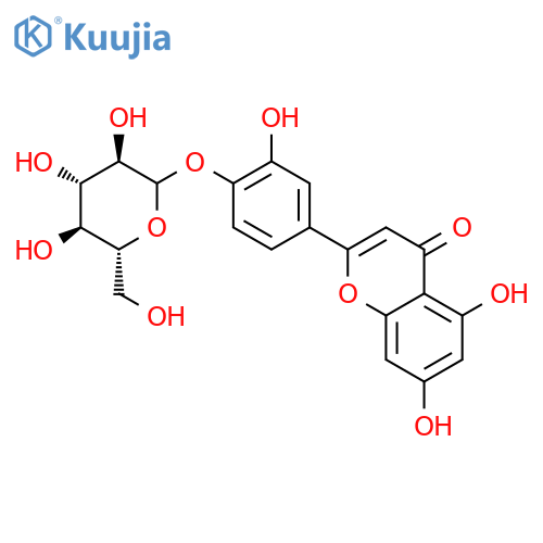 Luteolin-4'-O-glucoside structure