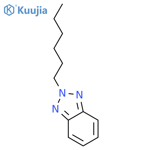 2H-Benzotriazole, 2-hexyl- structure