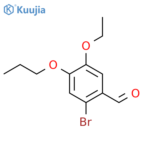 2-Bromo-5-ethoxy-4-propoxybenzaldehyde structure
