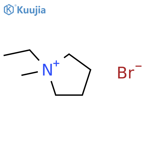 1-Ethyl-1-methylpyrrolidinium bromide structure