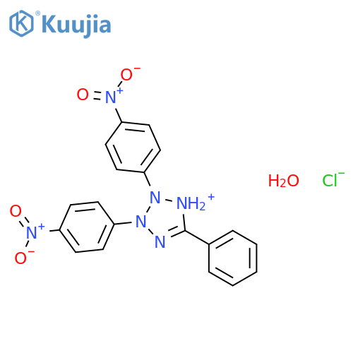 2,3-bis(4-Nitrophenyl)-5-phenyltetrazolium Chloride structure