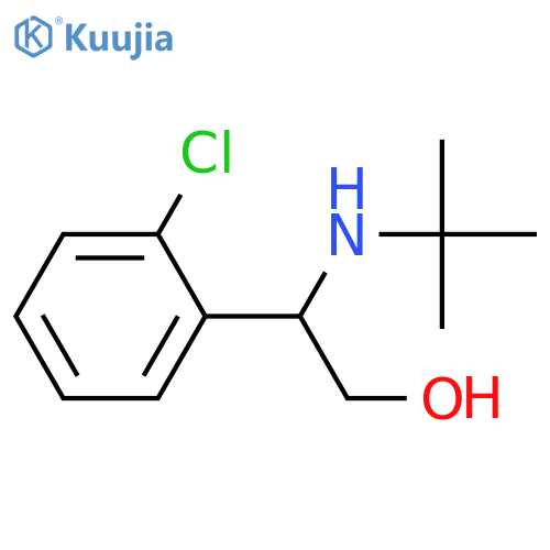 (2-Chlorophenyl)-1-tert-butylamino-2-ethanol structure
