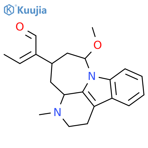 (2E)-2-[(3aS)-7-methoxy-3-methyl-1,2,3,3a,4,5,6,7-octahydro-3,7a-diazacyclohepta[1,2,3-jk]fluoren-5-yl]but-2-enal structure