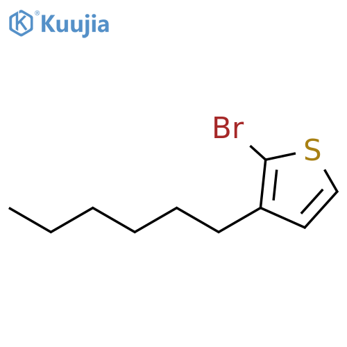 2-Bromo-3-hexylthiophene structure