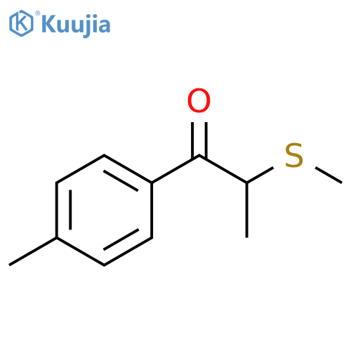 1-(4-Methylphenyl)-2-methylsulfanylpropan-1-one structure