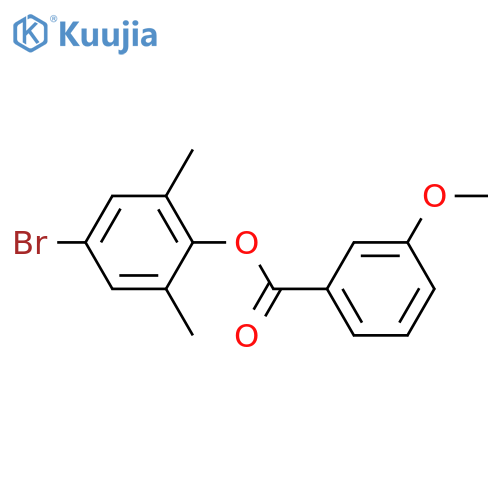 4-bromo-2,6-dimethylphenyl 3-methoxybenzoate structure