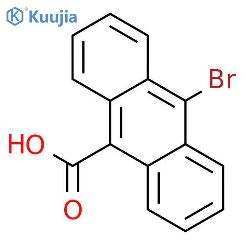 10-Bromoanthracene-9-carboxylic acid structure