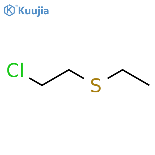 2-Chloroethyl Ethyl Sulfide structure