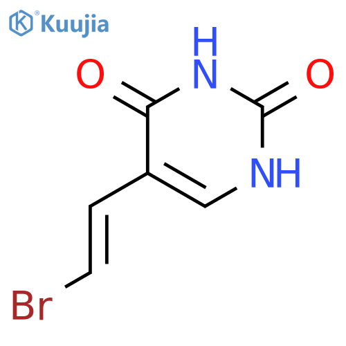 (E)-5-(2-Bromovinyl)uracil structure