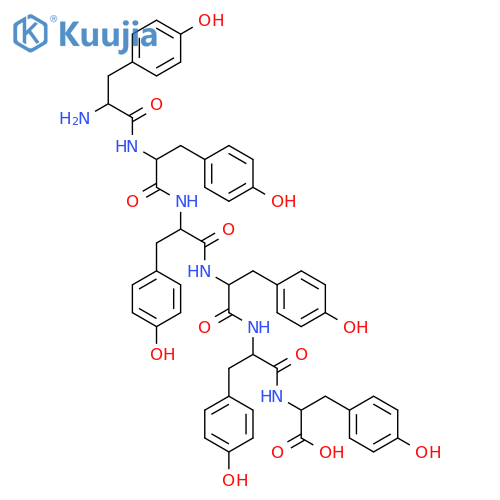 H-Tyr-Tyr-Tyr-Tyr-Tyr-Tyr-OH trifluoroacetate salt structure