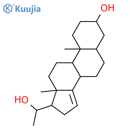 Pregn-14-ene-3,20-diol; (3β,5β,17α,20S)-form structure