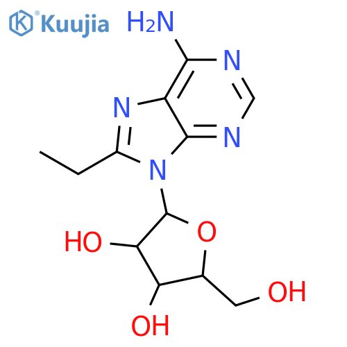 8-ethyladenosine structure