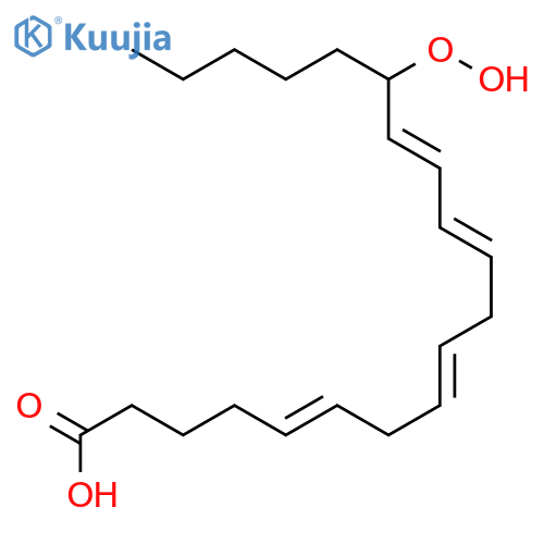 5,8,11,13-Eicosatetraenoicacid, 15-hydroperoxy-, (5Z,8Z,11Z,13E)- structure