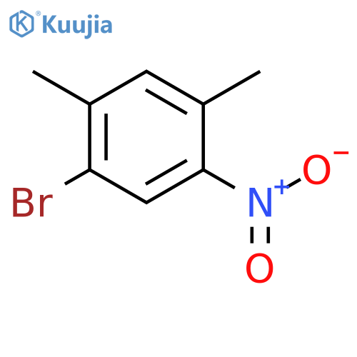 1-Bromo-2,4-dimethyl-5-nitrobenzene structure