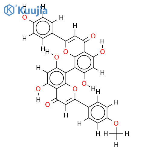 I-4'-O-Methylcupressuflavon structure