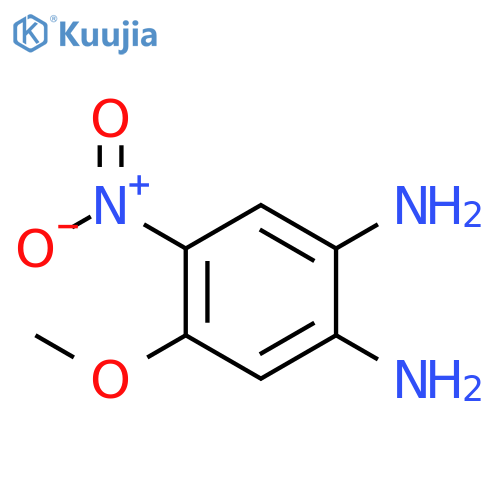 4-methoxy-5-nitrobenzene-1,2-diamine structure