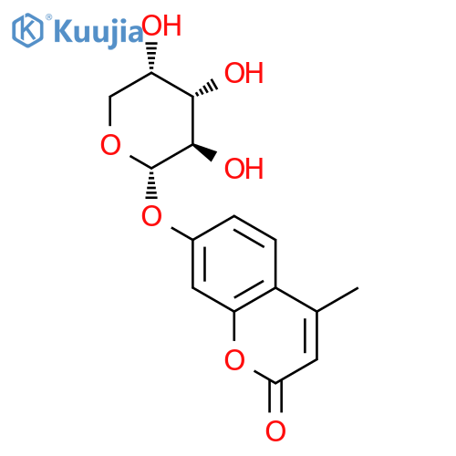 4-Methylumbelliferyl a-L-arabinopyranoside structure