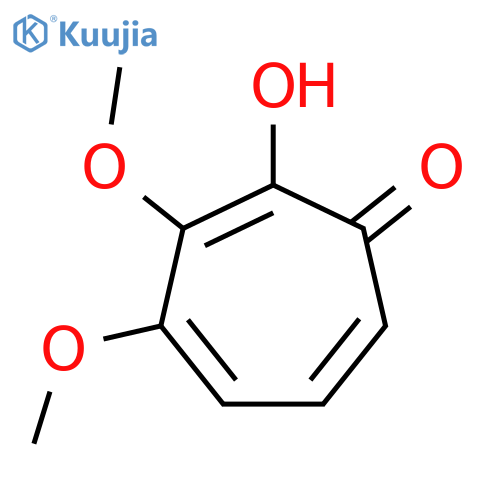 2,4,6-Cycloheptatrien-1-one,2-hydroxy-3,4-dimethoxy- structure