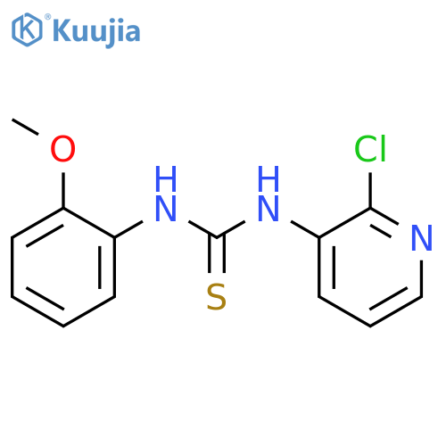 1-(2-Chloro-pyridin-3-yl)-3-(2-methoxy-phenyl)-thiourea structure