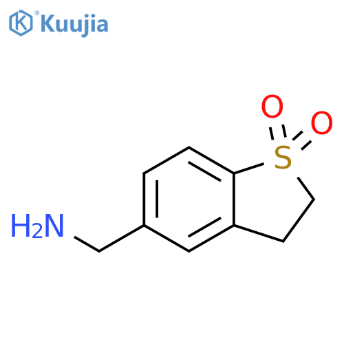 5-(aminomethyl)-2,3-dihydro-1lambda6-benzothiophene-1,1-dione structure