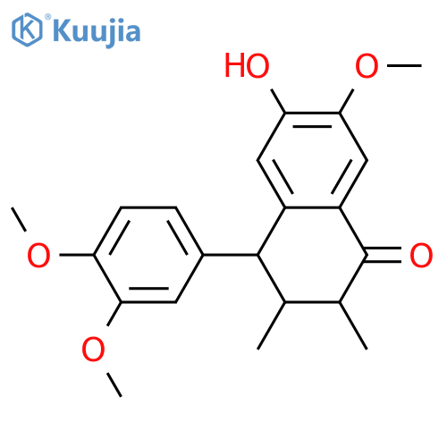 2,7'-Cyclo-8,8'-lignan-3',4,4',5,7-pentol; (7'R,8R,8'S)-form, 7-Ketone, 3',4',5-tri-Me ether structure