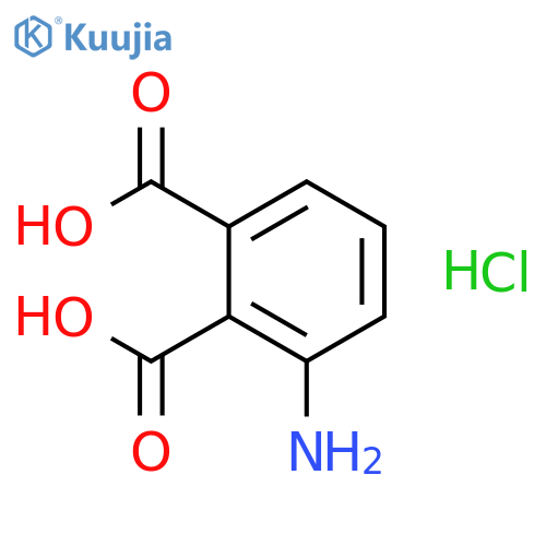 3-Aminophthalic acid hydrochloride structure