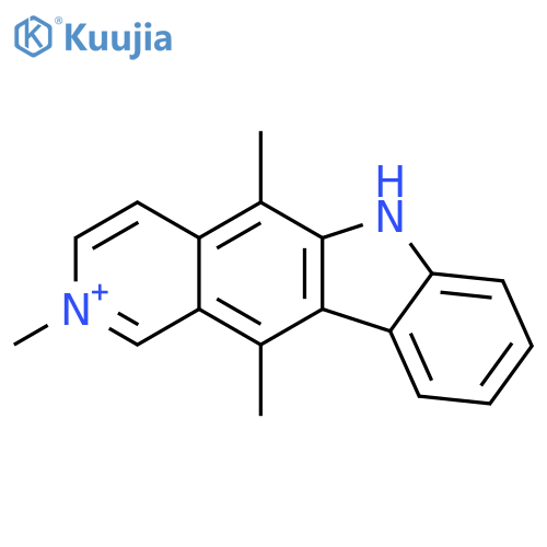 6H-Pyrido[4,3-b]carbazolium,2,5,11-trimethyl- structure
