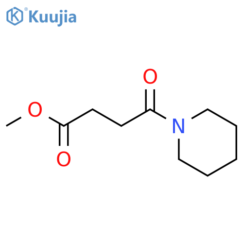 Methyl 4-oxo-4-piperidin-1-ylbutanoate structure