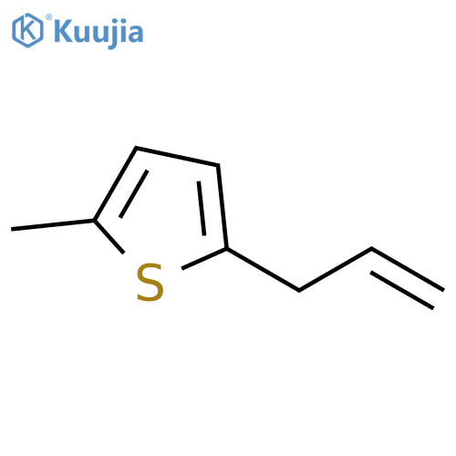 2-methyl-5-prop-2-enylthiophene structure