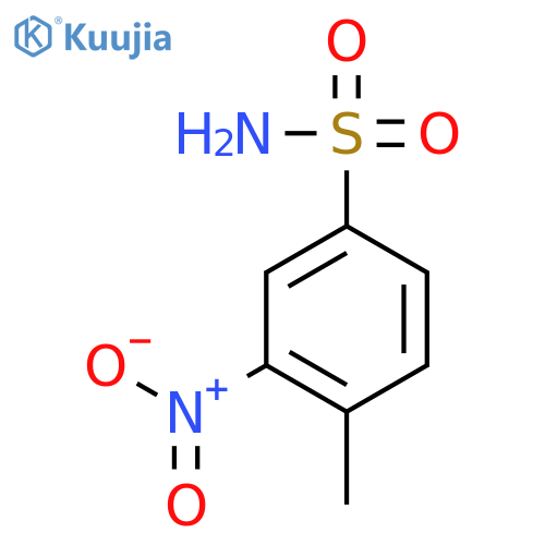 4-methyl-3-nitrobenzene-1-sulfonamide structure