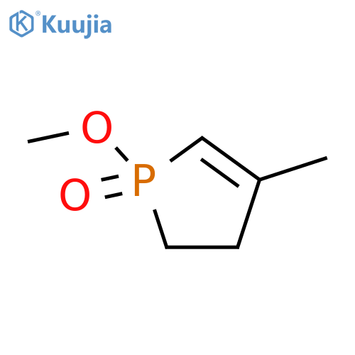 1H-Phosphole,2,3-dihydro-1-methoxy-4-methyl-, 1-oxide structure