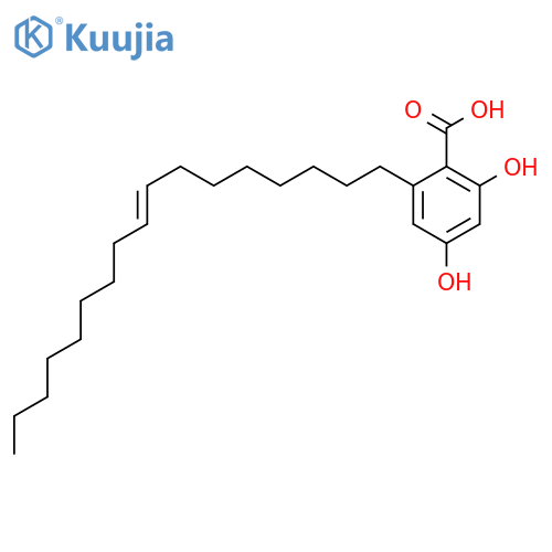 Benzoic acid,2-(8Z)-8-heptadecen-1-yl-4,6-dihydroxy- structure