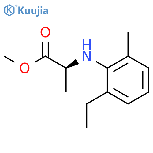 (S)-Methyl 2-(2-Ethyl-6-methylanilino)propionate structure