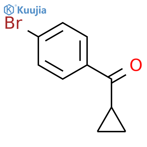 (4-Bromophenyl)(cyclopropyl)methanone structure