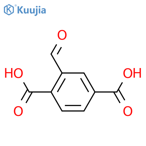 1,4-Benzenedicarboxylicacid, 2-formyl- structure