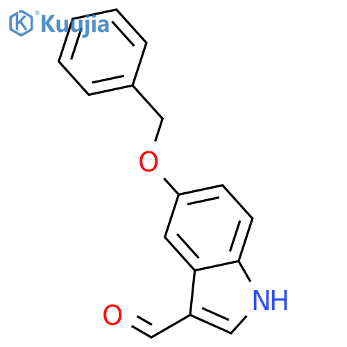 5-(benzyloxy)-1H-indole-3-carbaldehyde structure