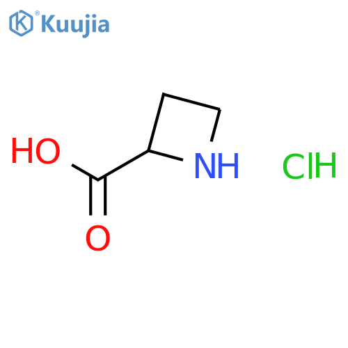 Azetidine-2-carboxylic acid hydrochloride structure