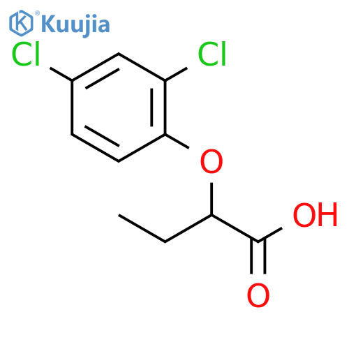 2-(2,4-Dichlorophenoxy)butanoic Acid structure