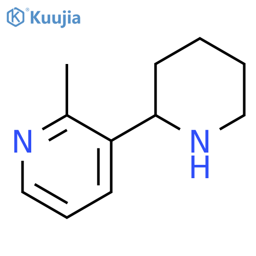 2-Methyl-3-(2-piperidinyl)pyridine structure